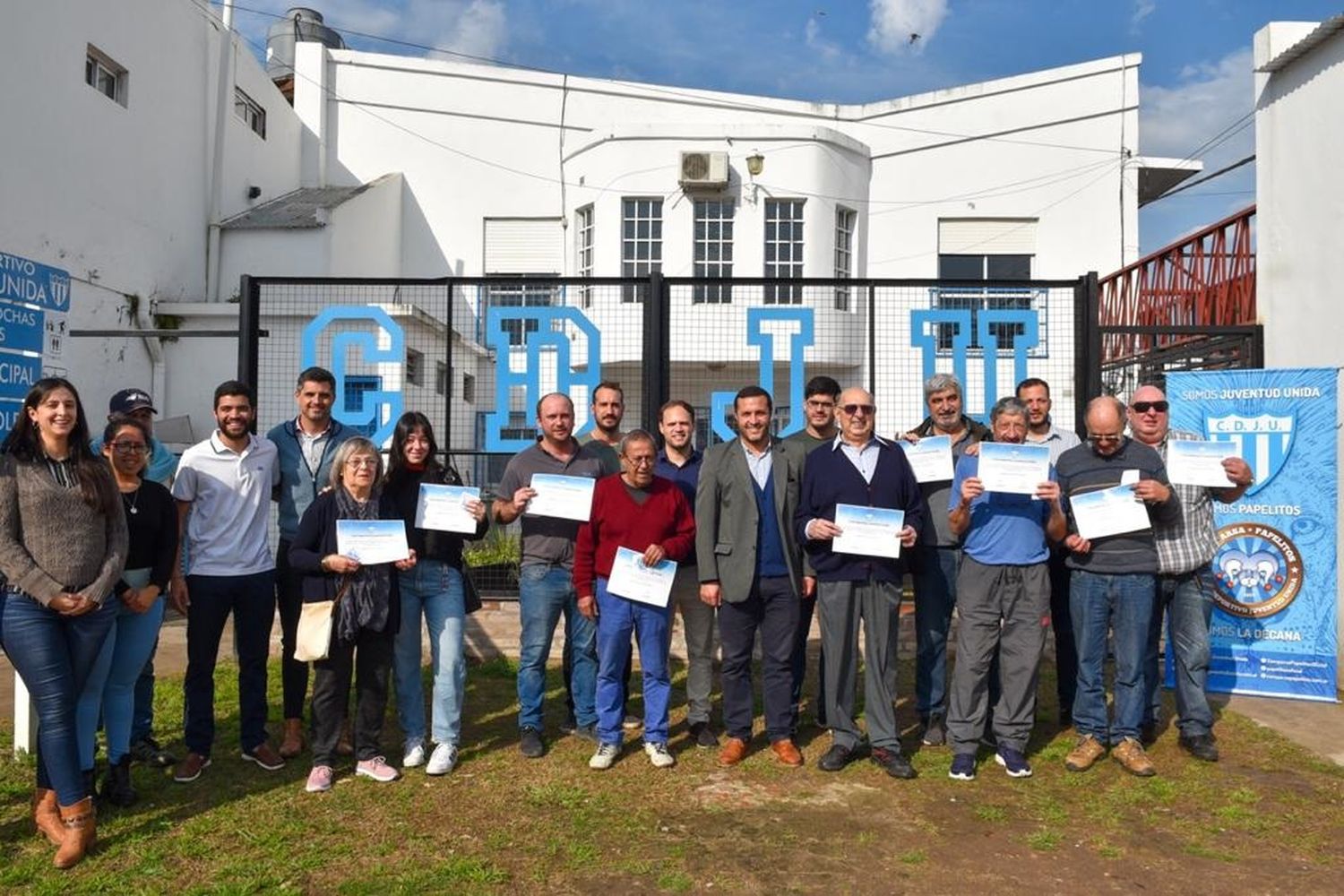 Juventud Unida inauguró el Playón deportivo multiuso “De los Socios y Socias”