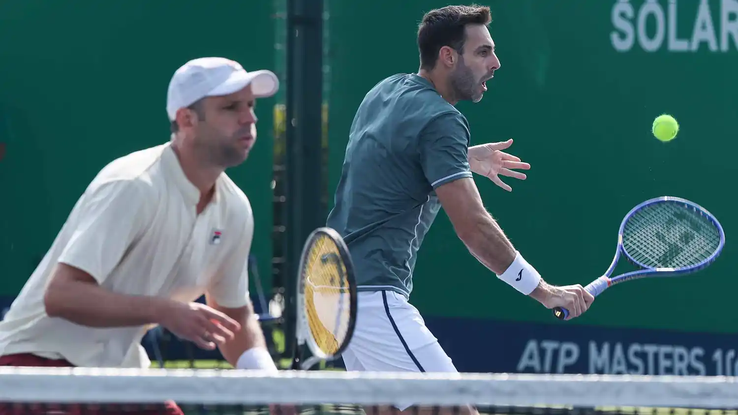 Horacio Zeballos y Marcel Granollers en el Master 1.000 de Shanghai.