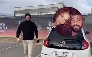 Piqué vs. Shakira: eligió un Twingo para ir al partido de la Kings League