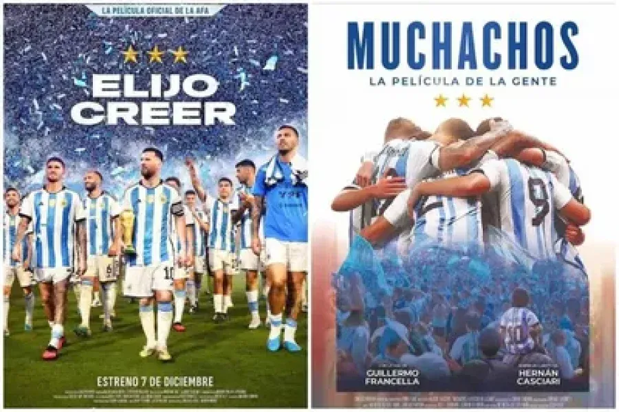 "Elijo Creer" y "Muchachos...", dos películas para revivir la gloria de Qatar 2022