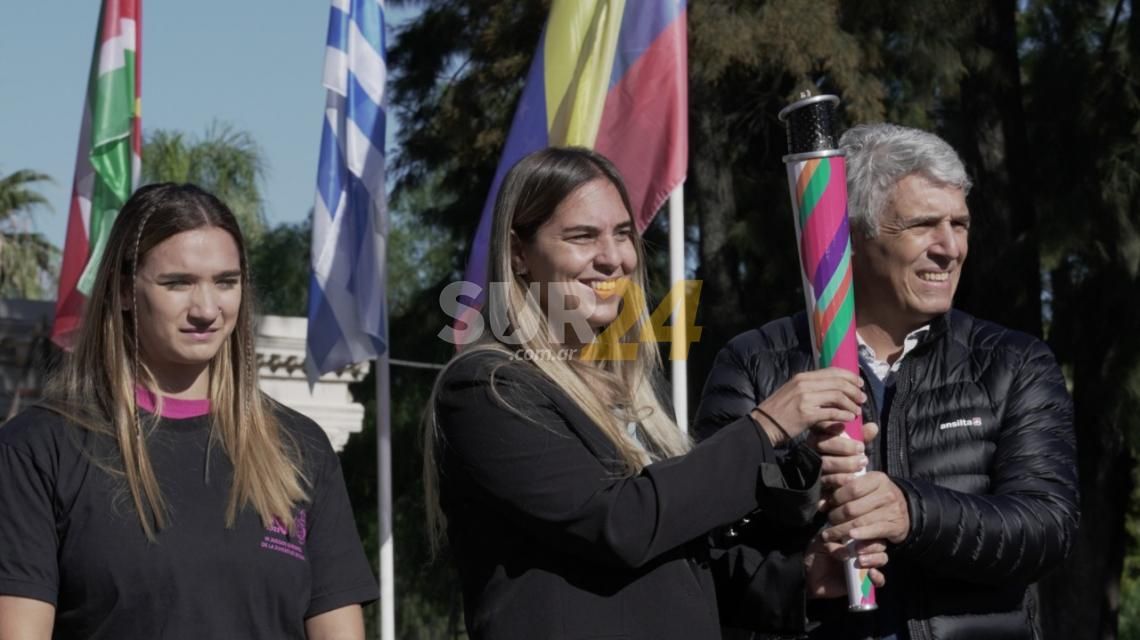 La antorcha de los III Juegos Suramericanos de la Juventud está en Santa Fe