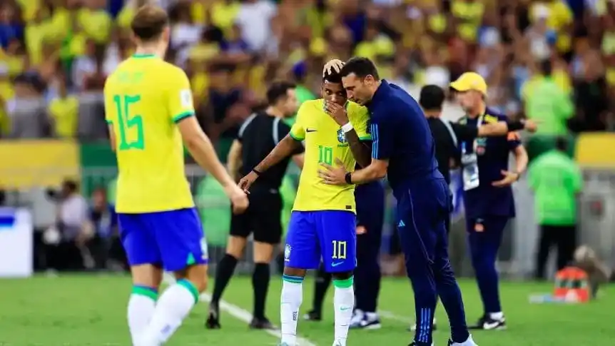 Scaloni fue tajante al ser vinculado como candidato a DT de Brasil: “Yo no, lo siento en el alma”