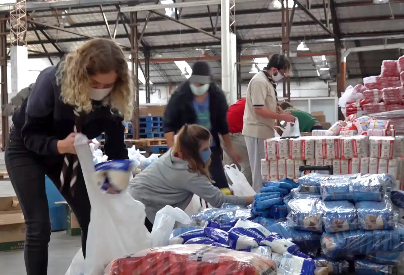 Comienza un nuevo operativo de entrega de módulos alimentarios 