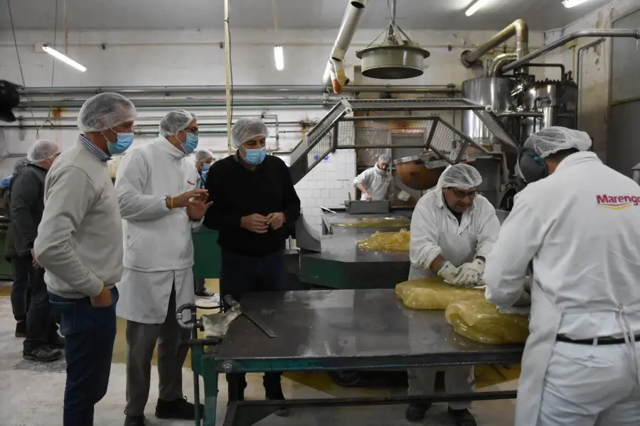 El Intendente visitó la empresa rafaelina Marengo S.A.