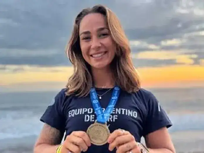 Juliette Duhaime, oro en SUP: una paranaense hizo historia en Santa Fe