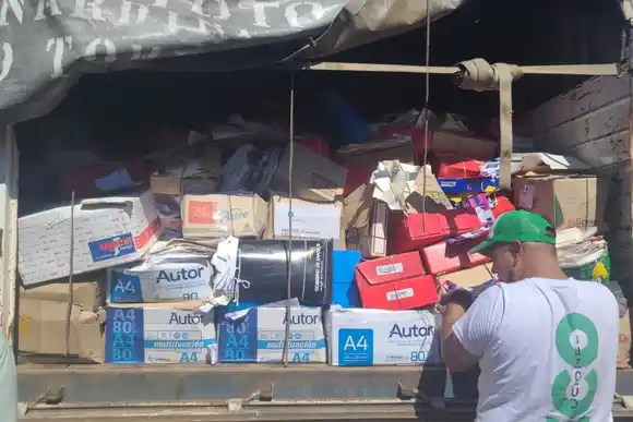 Desarrollo Productivo descartó 14 toneladas de papel