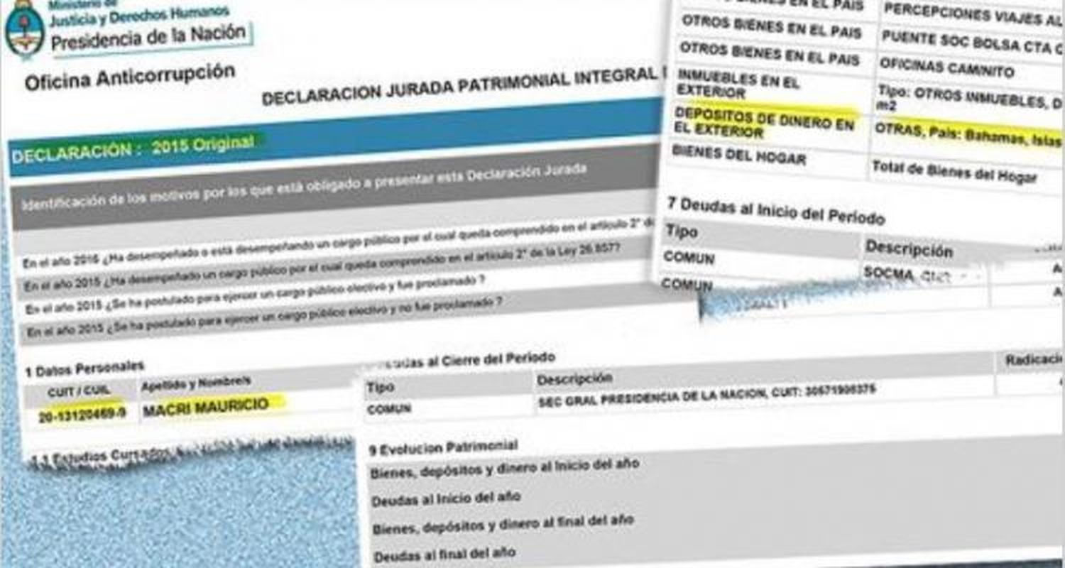 El gobierno enviará un proyecto para que funcionarios y concejales presenten declaración jurada de bienes