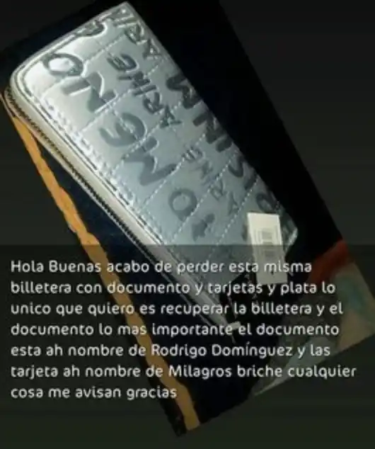 Billetera perdida