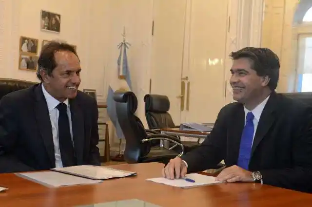Capitanich recibió al Gobernador Daniel Scioli 