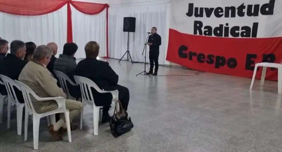 La UCR de Crespo renovó autoridades y reafirmó su compromiso con la formación de jóvenes dirigentes