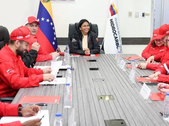Delcy Rodríguez: Venezuela ratifica compromiso de mantener  mercado petrolero "equitativo y justo"