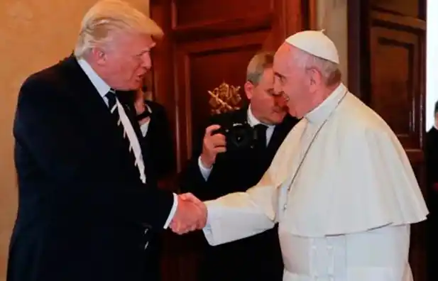 El Papa Francisco recibió a Donald Trump