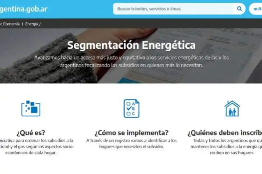 EPE: Sigue abierta la inscripción al registro de acceso a los subsidios a la energía