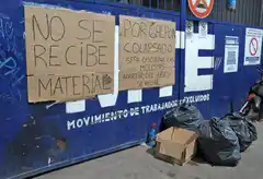 El galpón de la Cooperativa de Recuperadores colapsó y piden a la gente que no deje material