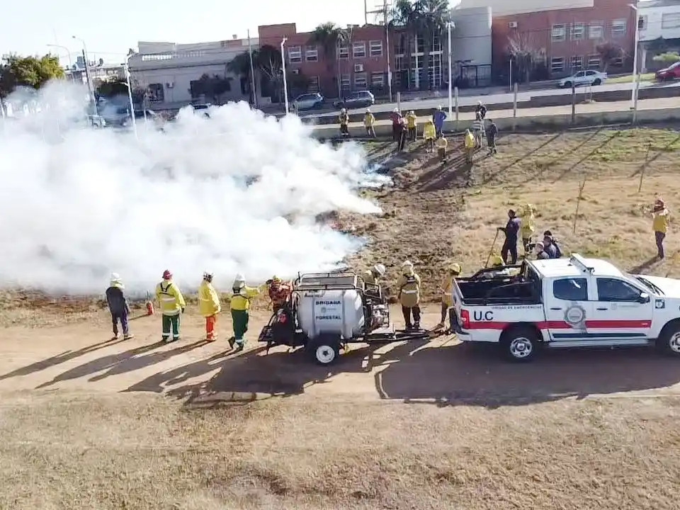 La Secretaría de Salud organiza un Curso Básico de Combatiente de Incendios Forestales