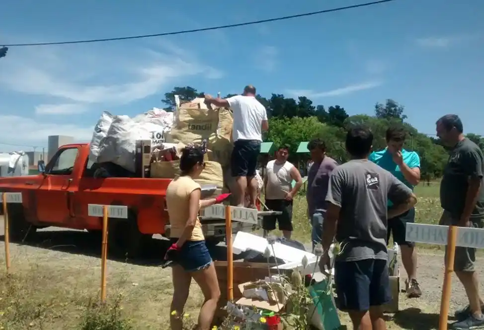 Gestionaron con el Municipio la recolección de materiales reciclables