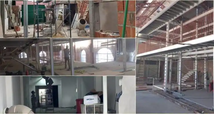 Con el protocolo correspondiente, Coopser continúa sus obras tras el parate por la cuarentena