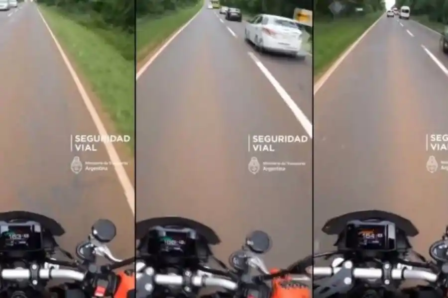 Se filmó conduciendo a más de 215 km/h por el Parque Nacional Iguazú y fue sancionado