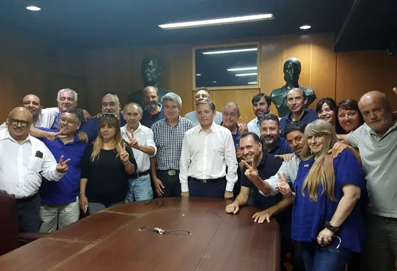 Rivero en reunión de presidentes del PJ