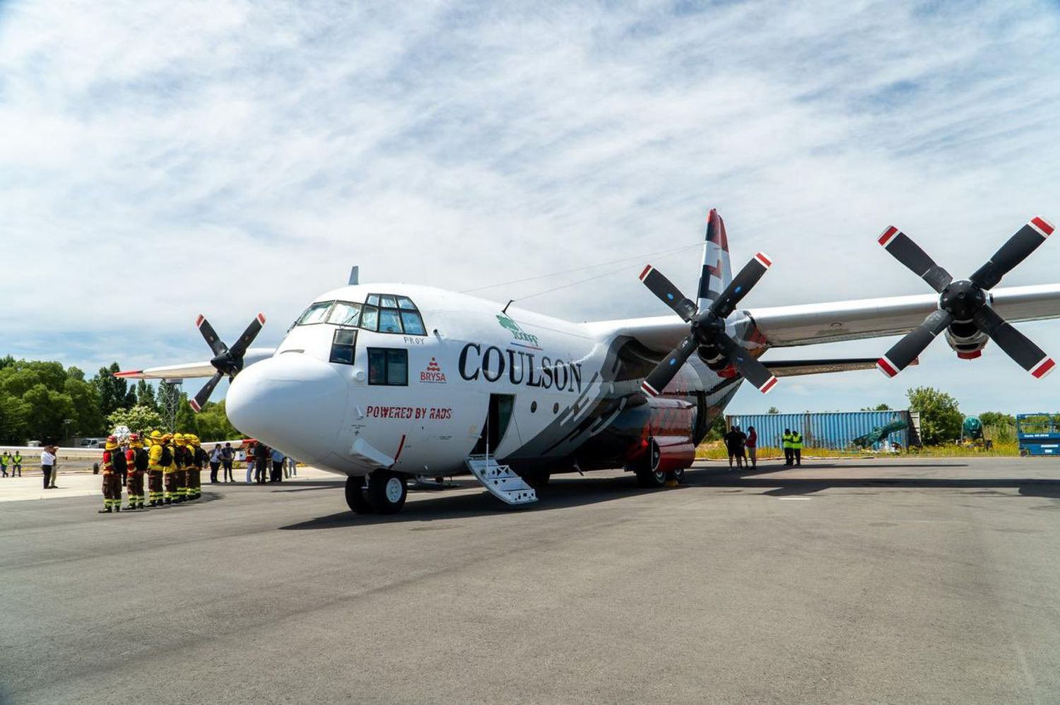 Un Hercules llega a Chile para reforzar la respuesta ante incendios forestales