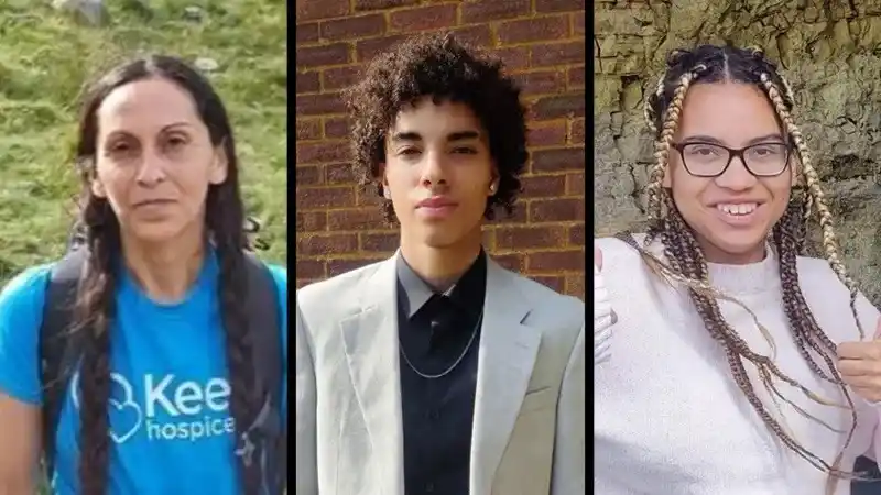 Juliana, Kyle y Giselle, los tres asesinados.