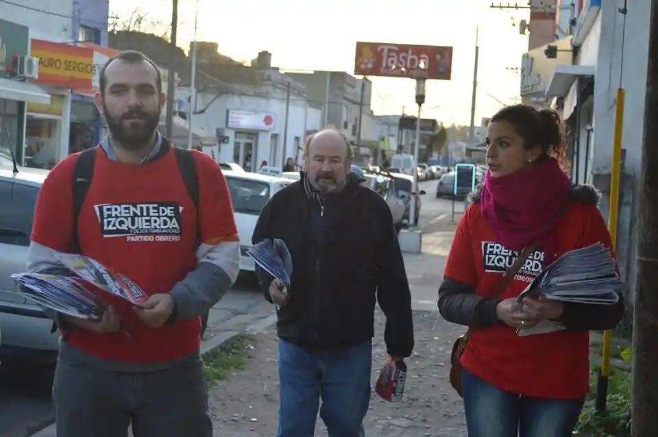 La Lista Unidad del Frente de Izquierda comenzó a recorrer los barrios