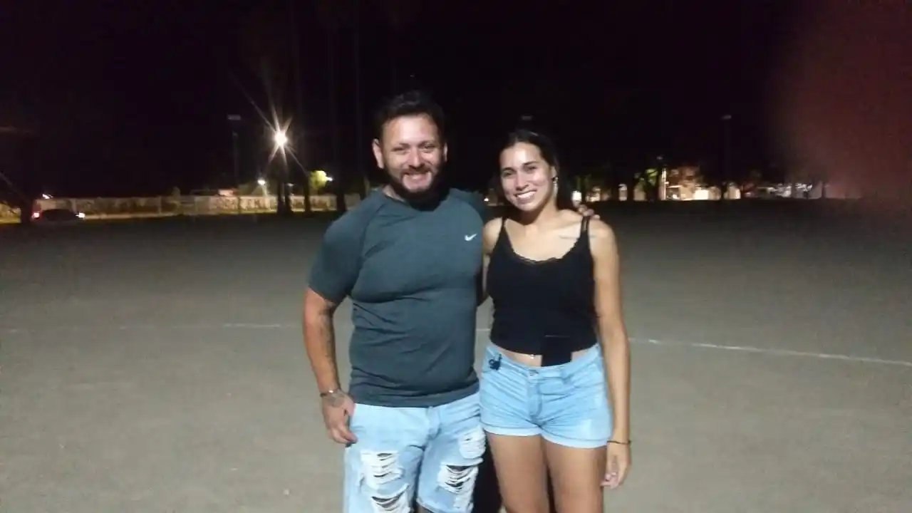 Los entrenadores Luis Castro y Tamara Cabrera