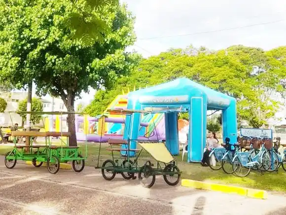 Los paseos en bicicleta por la costanera volvieron con una novedad