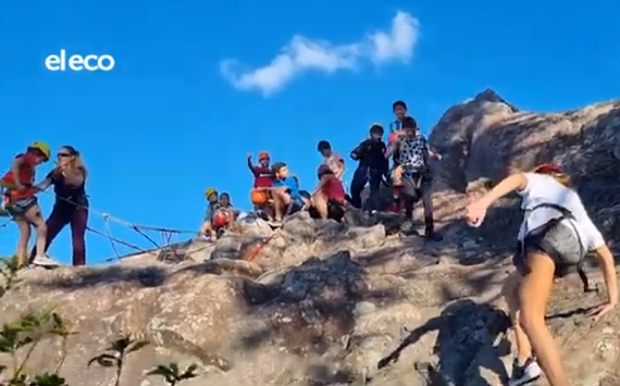 Una propuesta para que los jóvenes hagan rapel en Tandil