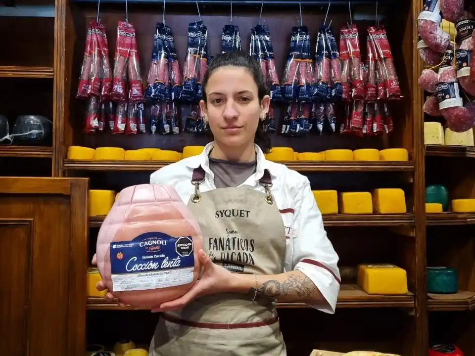 A Rosario le tocó el Jamon Cocido Cocción Lenta.