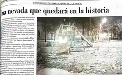 ¡Qué frío! Las bajas temperaturas y el recuerdo de octubre de 2002, cuando nevó en Tandil