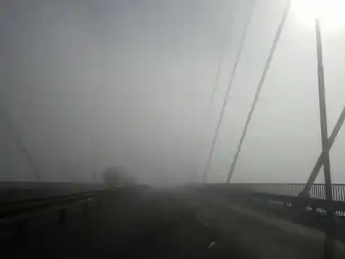 Cortaron el puente Zárate-Brazo Largo por la baja visibilidad