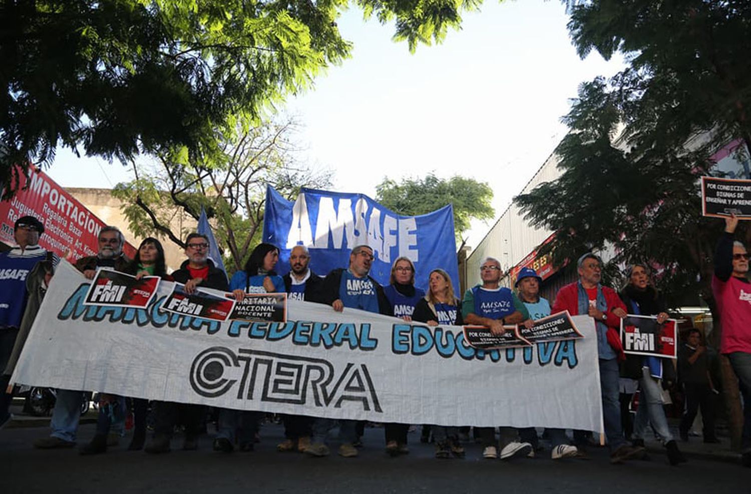 Aulas vacías y caos en el centro porteño: la Marcha Federal Docente llegó a Buenos Aires