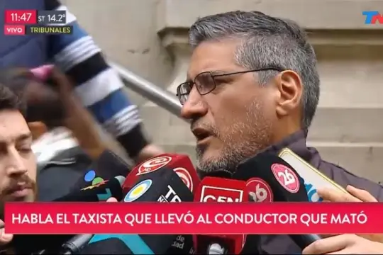 Declaró el taxista que llevó a Veppo: «No parecía borracho»