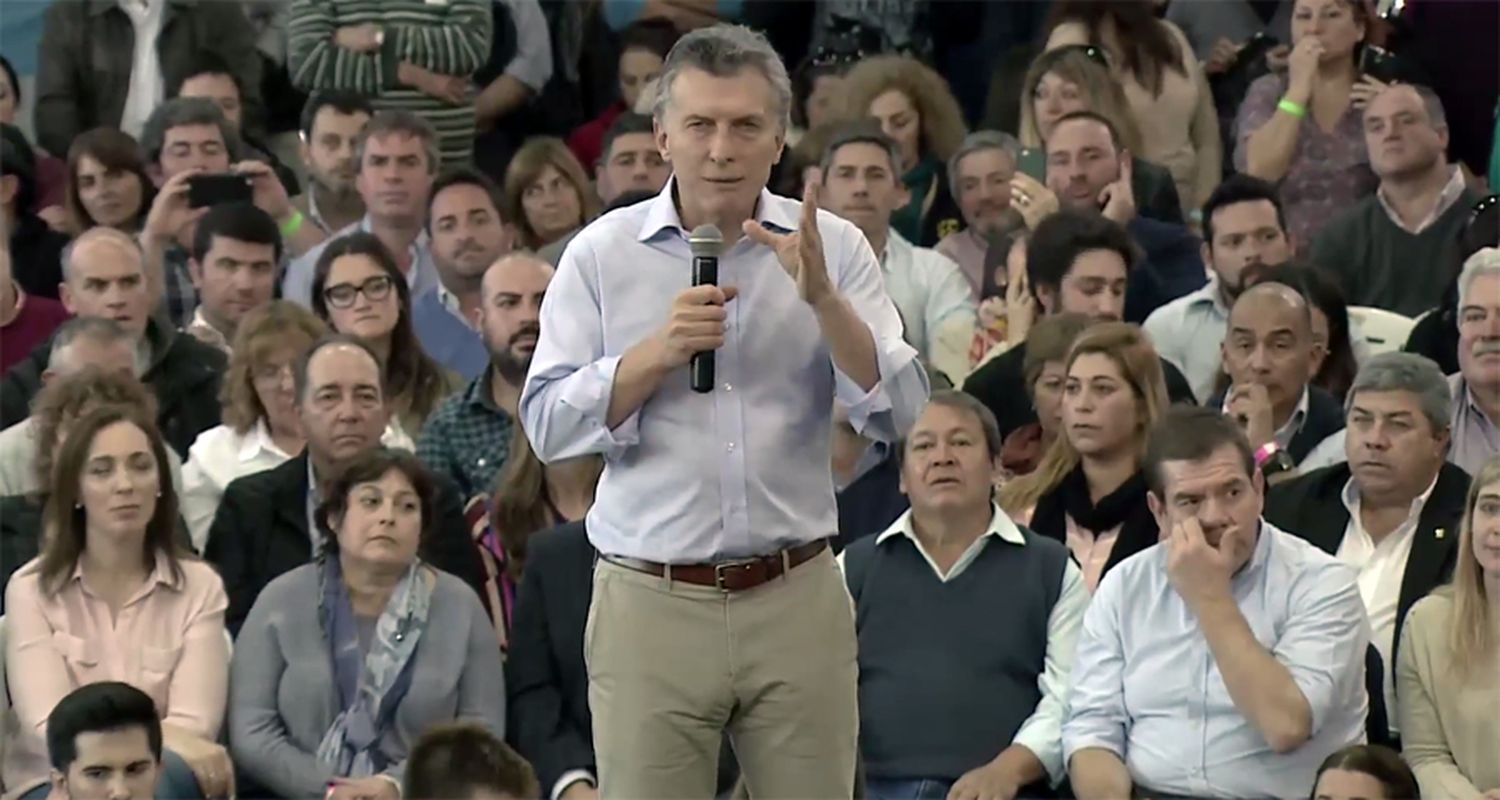 Macri, en Tandil: "Hay que volver a derrotar al miedo"