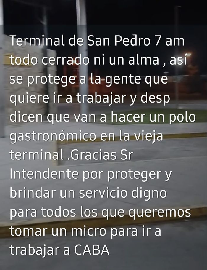 reporte de la terminal