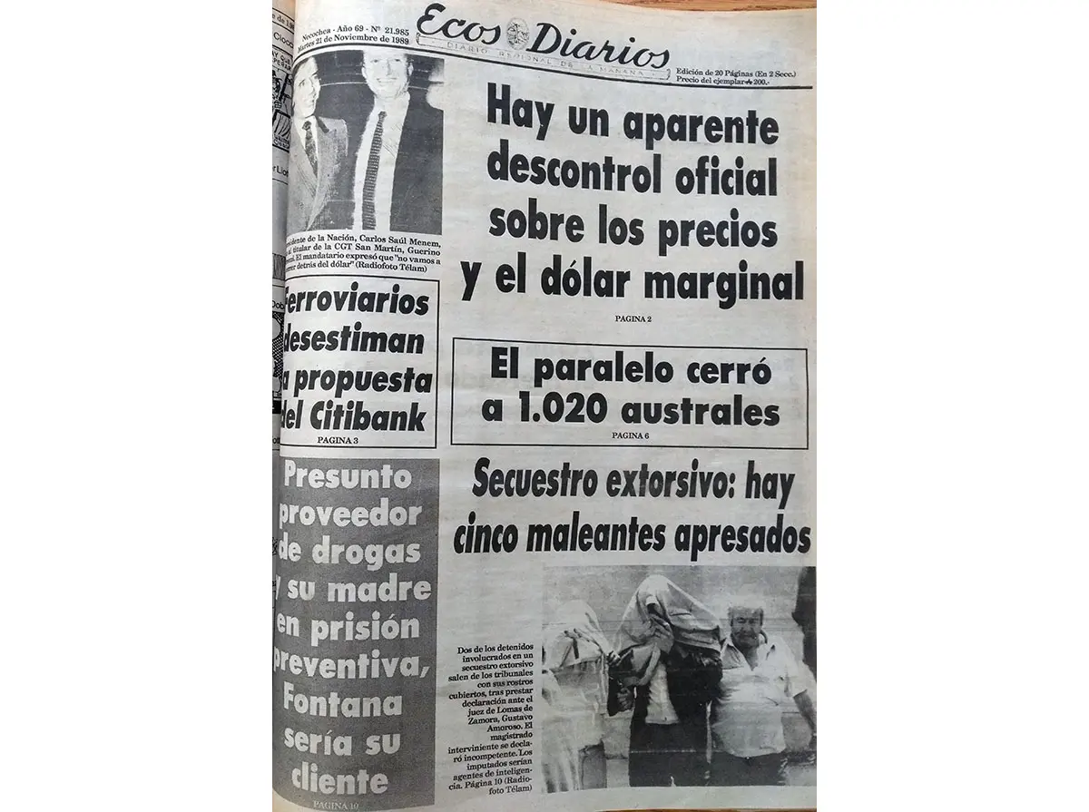 Martes 21 de noviembre de 1989