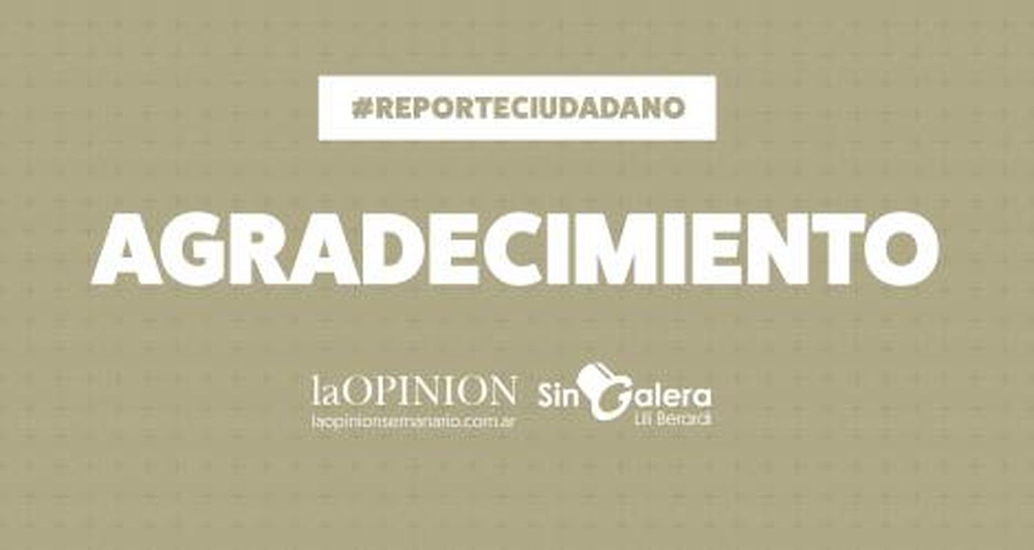 Agradecimiento por llave devuelta