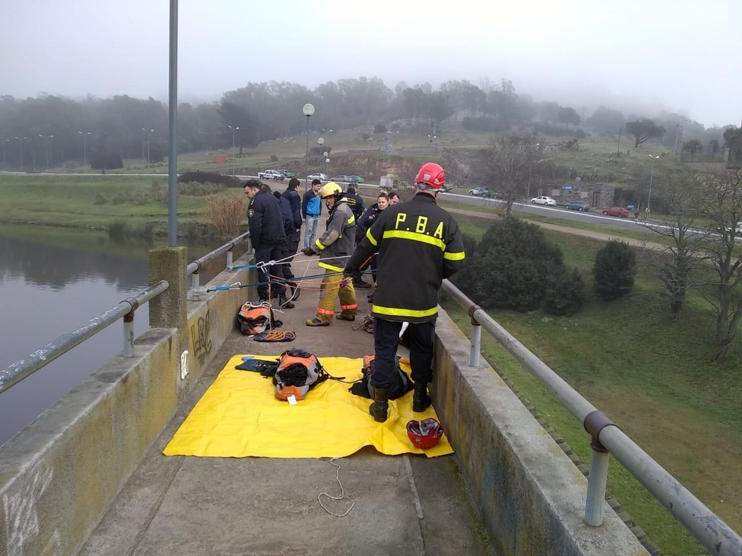 Una persona se quitó la vida en el murallón del Dique