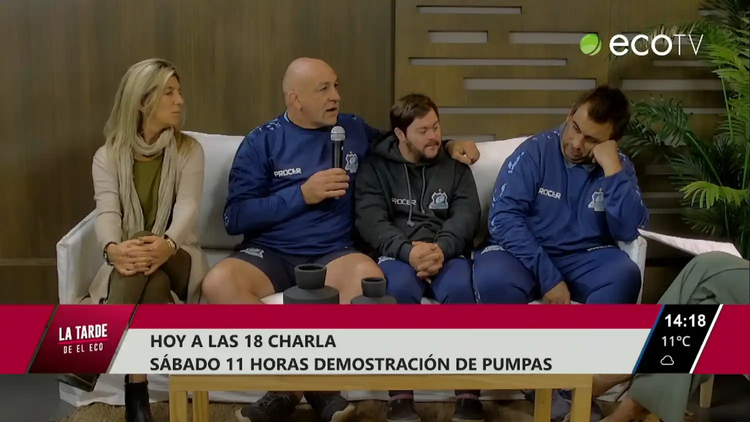 Jornada abierta de rugby inclusivo en el Club Uncas con la presencia de Los Pumpas