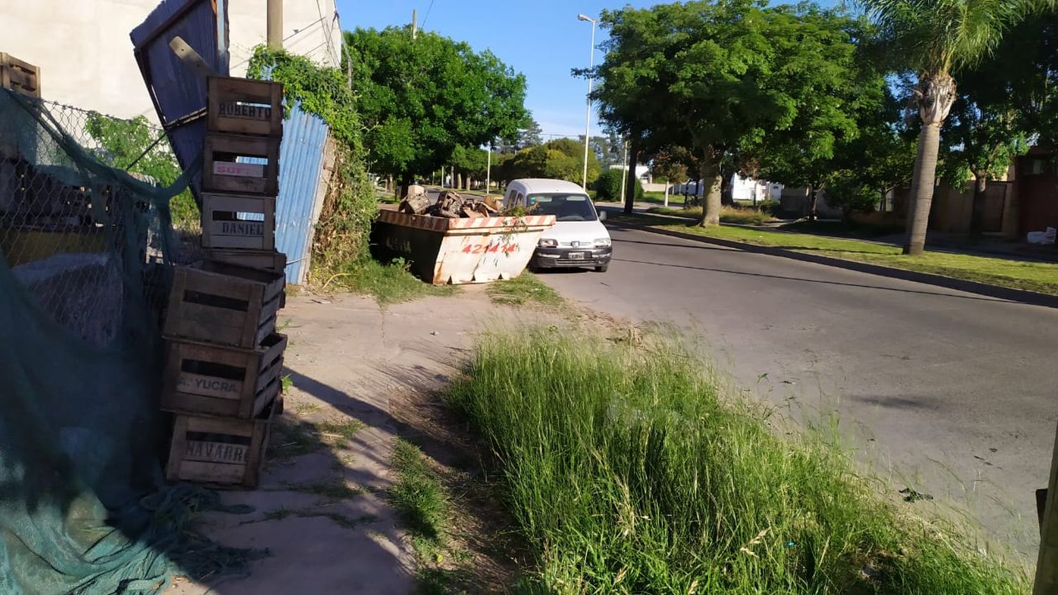 ¿Y la vereda?