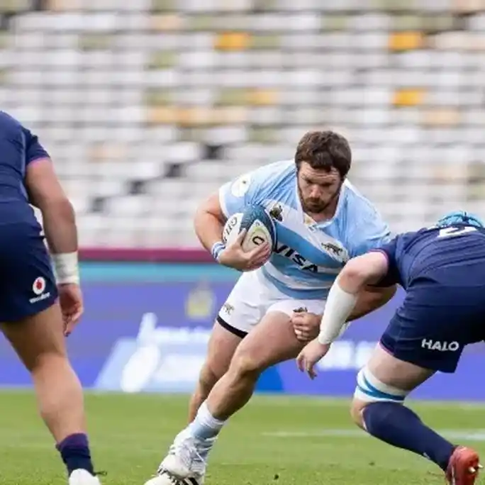 El equipo argentino debutó con una derrota ante Escocia en el Nations Championship. Foto: UAR