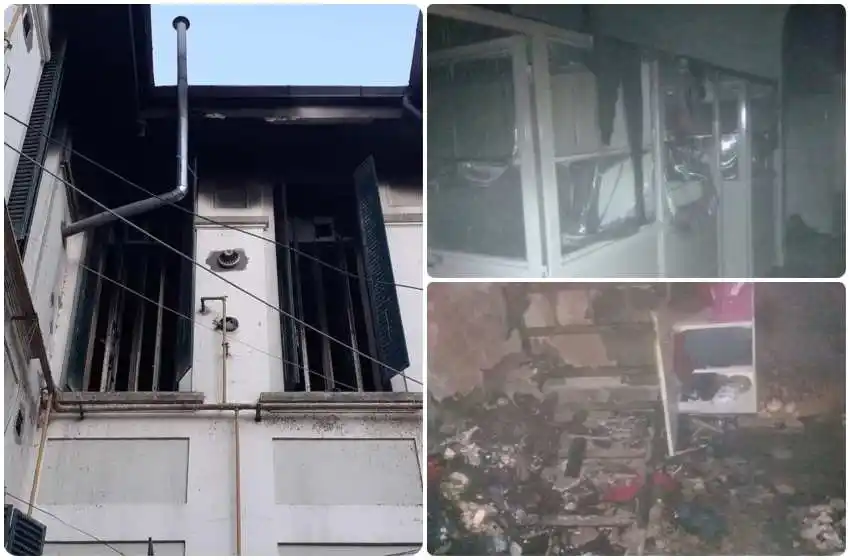 Feroz incendio en el Agudo Ávila: evacuaron a todos los pacientes