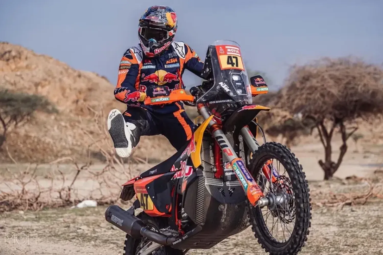 Motos: el argentino Kevin Benavides definirá el título en el Dakar mano a mano con el australiano Price