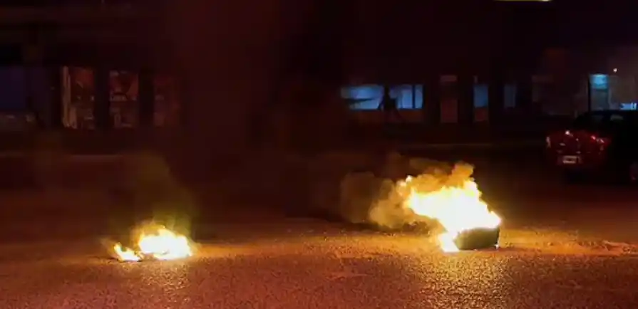 Protesta de vecinos en San Justo tras el crimen de un remisero