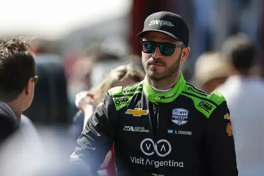 Canapino en Texas con la IndyCar