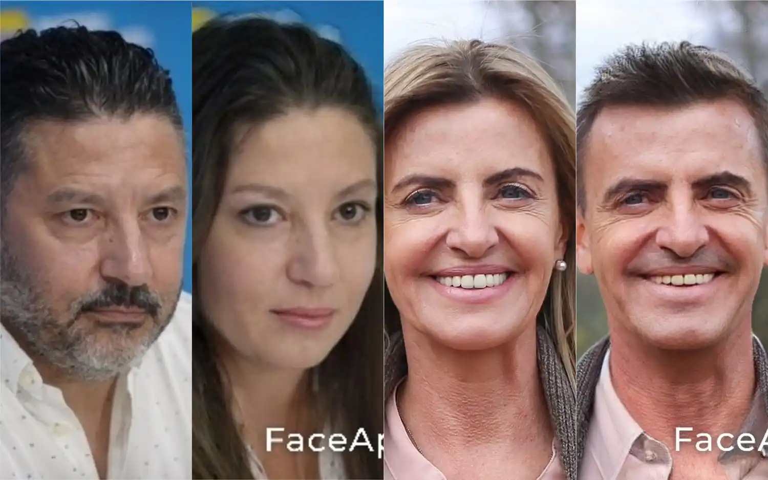 Así serían los intendentes bonaerenses si fueran del sexo opuesto según FaceApp, la aplicación que es furor en redes