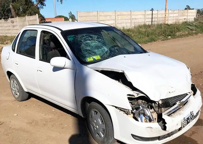 Un herido en un accidente en 50 y 87