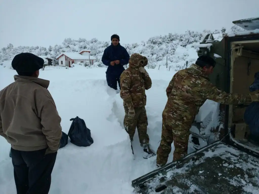 La Patagonia en emergencia por fuertes nevadas