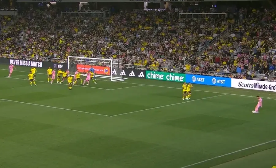 Messi firmó un gol increíble en la MLS y quiere convertirse en el máximo anotador de tiros libres de la historia